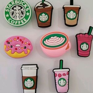 8 pcs. Shoe charms for crocs.